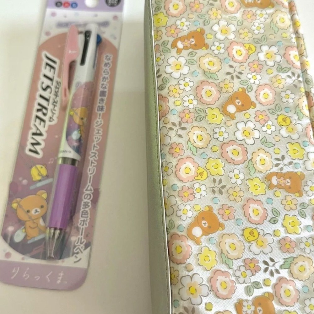 リラックマの美しい花柄ペンケース、可愛くて美しい収納バッグ、 - Good Floral & Wedding Decor Supply Photos のレビューと価格